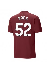 Fotbalové Dres Manchester City Oscar Bobb #52 Třetí Oblečení 2024-25 Krátký Rukáv